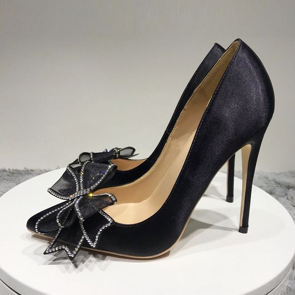 silk bowtie rhintstone women black satin pointy toe high heel shoes elegant ladies slip on stiletto pumps 8cm 10cm 12cm female party shoe
silk bowtie rhintstone women black satin pointy toe high heel shoes elegant ladies slip on stiletto pumps 8cm 10cm 12cm female party shoe