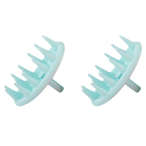 hair brushes 2pcs shampoo brush scalp care shower massager, Silver 
hair brushes 2pcs shampoo brush scalp care shower massager, Silver