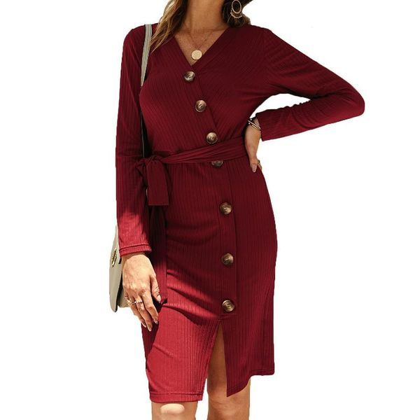 casual dresses women knitting fashion dress autumn and winter solid color button decoration empire waist, Black;gray
casual dresses women knitting fashion dress autumn and winter solid color button decoration empire waist, Black;gray