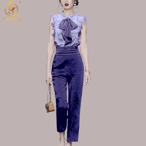 women's jumpsuits & rompers purple fashion temperament pants suits female 2021 summer two-piece set womens outfits casual ruffle c, Black;white
women's jumpsuits & rompers purple fashion temperament pants suits female 2021 summer two-piece set womens outfits casual ruffle c, Black;white