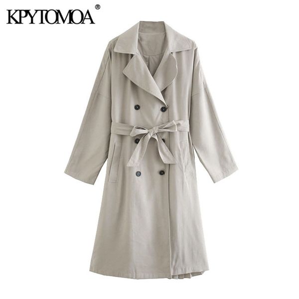 women fashion back pleated double breasted trench coat vintage long sleeve with belt female outerwear chic overcoat 210421, Tan;black
women fashion back pleated double breasted trench coat vintage long sleeve with belt female outerwear chic overcoat 210421, Tan;black