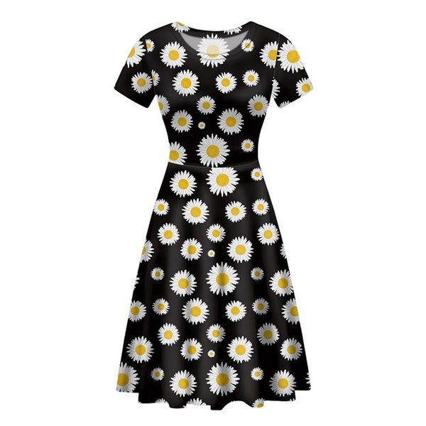 casual dresses custom print sunflower summer dress for women short round neck flare knee-length soft female beach midi clothes ropa muj, Black;gray
casual dresses custom print sunflower summer dress for women short round neck flare knee-length soft female beach midi clothes ropa muj, Black;gray