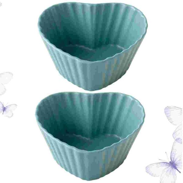 bowls 2pcs ceramics fruit salad bowl plate heart shaped kitchen serving dessert for home (blue)
bowls 2pcs ceramics fruit salad bowl plate heart shaped kitchen serving dessert for home (blue)