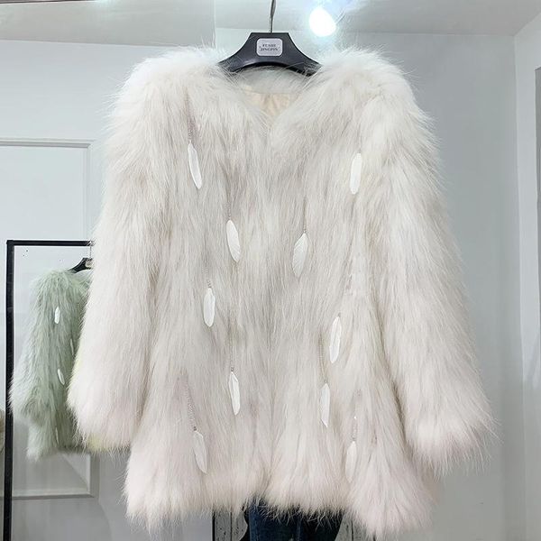 women's fur & faux 2021 winter fashion women imitation raccoon coats female long slim warm overcoats ladies o-neck jackets r383, Black
women's fur & faux 2021 winter fashion women imitation raccoon coats female long slim warm overcoats ladies o-neck jackets r383, Black