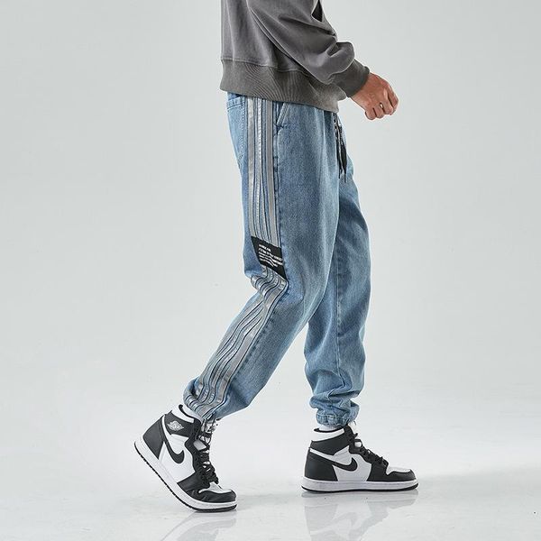 men's jeans denim trousers men's spring&autumn baggy fashion large size loose casual pants hip hop harem japanese streetwear, Blue
men's jeans denim trousers men's spring&autumn baggy fashion large size loose casual pants hip hop harem japanese streetwear, Blue