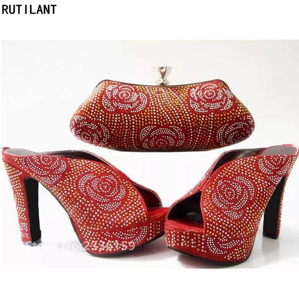 red color nigerian party shoe and bag set african matching shoes bags italian in women wedding dress, Black
red color nigerian party shoe and bag set african matching shoes bags italian in women wedding dress, Black