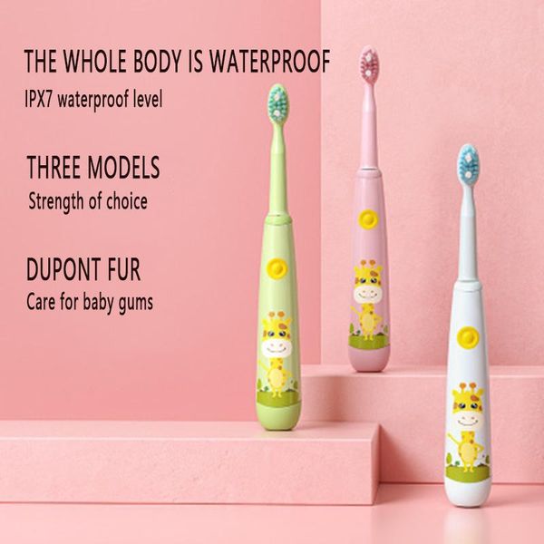 smart electric toothbrush usb charging ultrasonic vibration intelligent cartoon children's comes with 4 brush heads
smart electric toothbrush usb charging ultrasonic vibration intelligent cartoon children's comes with 4 brush heads