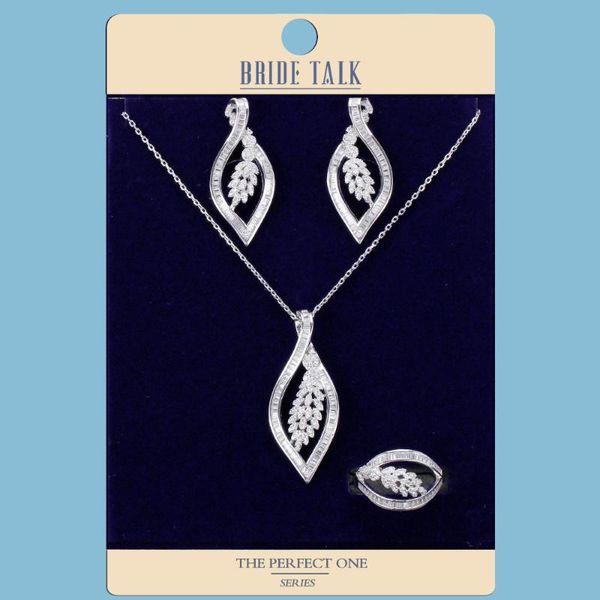 earrings & necklace 3pcs bridal cubic zirconia jewelry sets lobster clasp for women party, luxury dubai nigeria cz crystal wedding, Silver
earrings & necklace 3pcs bridal cubic zirconia jewelry sets lobster clasp for women party, luxury dubai nigeria cz crystal wedding, Silver