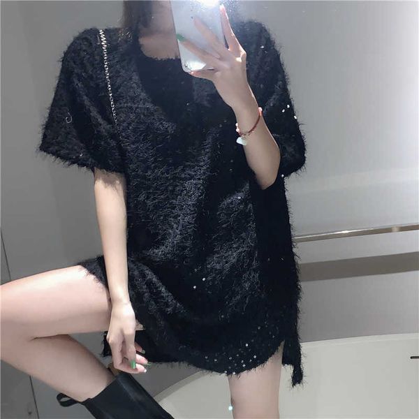 summer ladies casual loose t shirt fashion elegant tassel squined tee female 210526, White
summer ladies casual loose t shirt fashion elegant tassel squined tee female 210526, White
