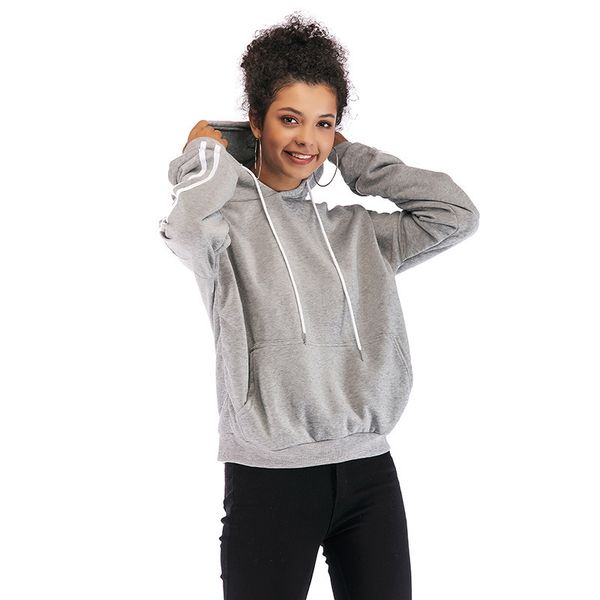 hoodies quality classic fashion soft cotton casual breathable women's hoodie, Black
hoodies quality classic fashion soft cotton casual breathable women's hoodie, Black