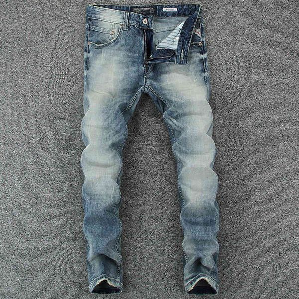 men's jeans italian style fashion elastic cotton slim fit ripped retro gray blue vintage designer buttons denim pants z2xy
men's jeans italian style fashion elastic cotton slim fit ripped retro gray blue vintage designer buttons denim pants z2xy