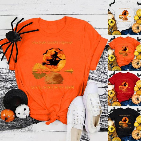 women's blouses & shirts womens halloween print o neck short sleeve chic all-match blouse female harajuku oversize #p3, White
women's blouses & shirts womens halloween print o neck short sleeve chic all-match blouse female harajuku oversize #p3, White