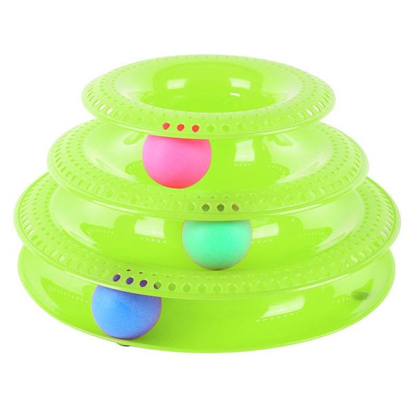 pet intelligence amusement three levels plastictower tracks disc cat toy rides shelf toys training ball
pet intelligence amusement three levels plastictower tracks disc cat toy rides shelf toys training ball