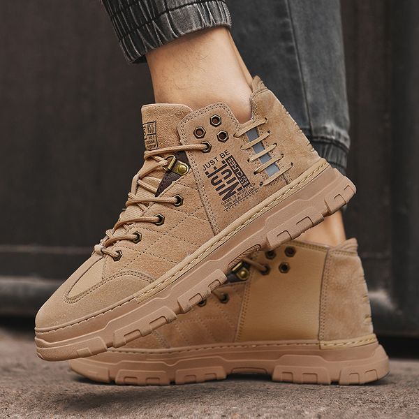 dress shoes 2021 fashion men work safety ing sneakers male solid color boots lightweight mv32, Black
dress shoes 2021 fashion men work safety ing sneakers male solid color boots lightweight mv32, Black