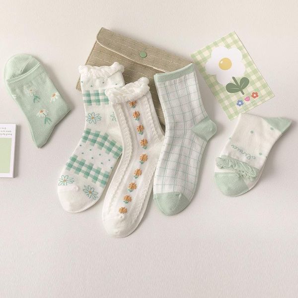 socks & hosiery 2021 spring and summer women green lace bubble female small floral twisted tube student, Black;white
socks & hosiery 2021 spring and summer women green lace bubble female small floral twisted tube student, Black;white