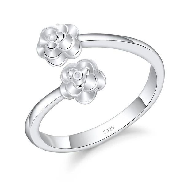 wedding rings silver woman ring temperament female wild simple rose opening hand jewelry, Slivery;golden
wedding rings silver woman ring temperament female wild simple rose opening hand jewelry, Slivery;golden