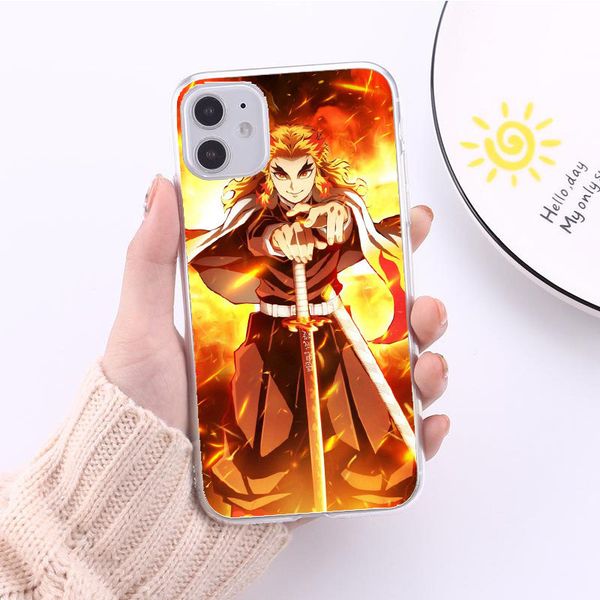 kimetsu no yaiba cartoon domineering male protagonist animation printing mobile phone case clear pattern not easy to fade kimetsu no yaiba cartoon domineering male protagonist animation printing mobile phone case clear pattern not easy to fade