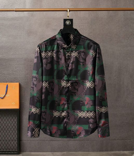 2021 luxury designer men's shirts fashion casual business social and cocktail shirt brand spring autumn slimming the most fashionable c, White;black
2021 luxury designer men's shirts fashion casual business social and cocktail shirt brand spring autumn slimming the most fashionable c, White;black
