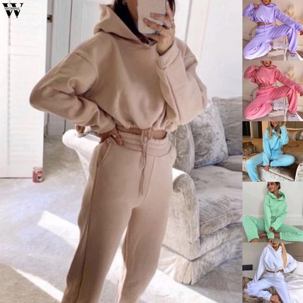 autumn winter two piece set women tracksuit hoodie sweatshirt + sweatpants sport 2 pieces jogging suit fashion outfit kahaki women's tr, Gray
autumn winter two piece set women tracksuit hoodie sweatshirt + sweatpants sport 2 pieces jogging suit fashion outfit kahaki women's tr, Gray