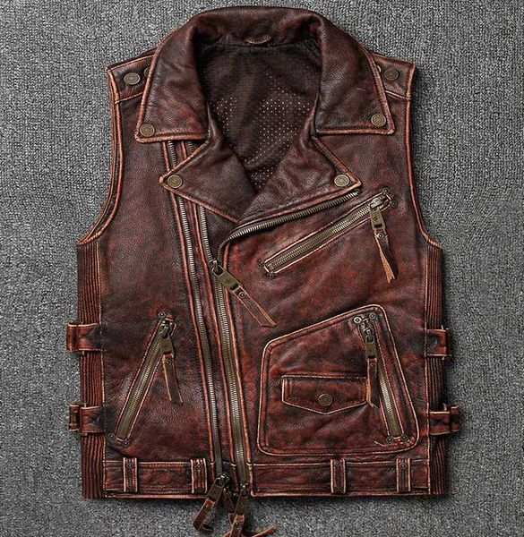 men's vests mens motorcycle biker waistcoat full real leather black vest jacket cut zipper thick genuine vintage high quality, Black;white
men's vests mens motorcycle biker waistcoat full real leather black vest jacket cut zipper thick genuine vintage high quality, Black;white