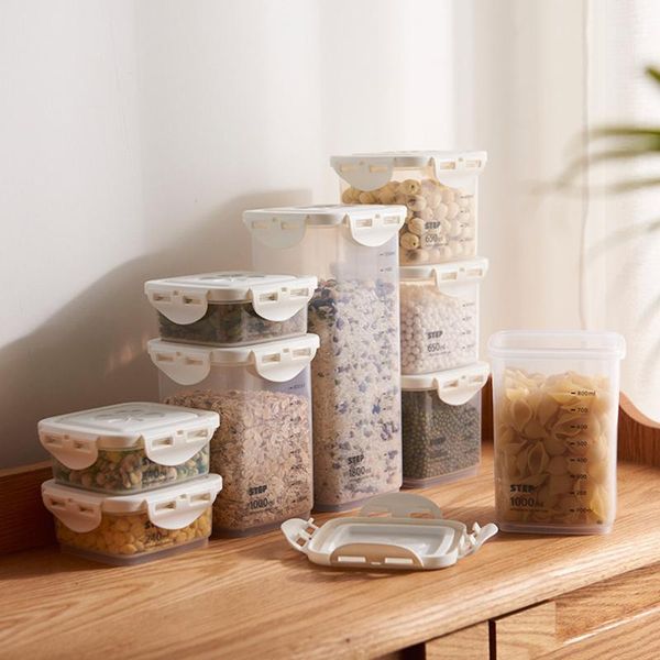 240/650/1000/1800ml kitchen bottles jars boxs transparent moisture-proof fresh-keeping sealed storage tank plastic organizer box &
240/650/1000/1800ml kitchen bottles jars boxs transparent moisture-proof fresh-keeping sealed storage tank plastic organizer box &
