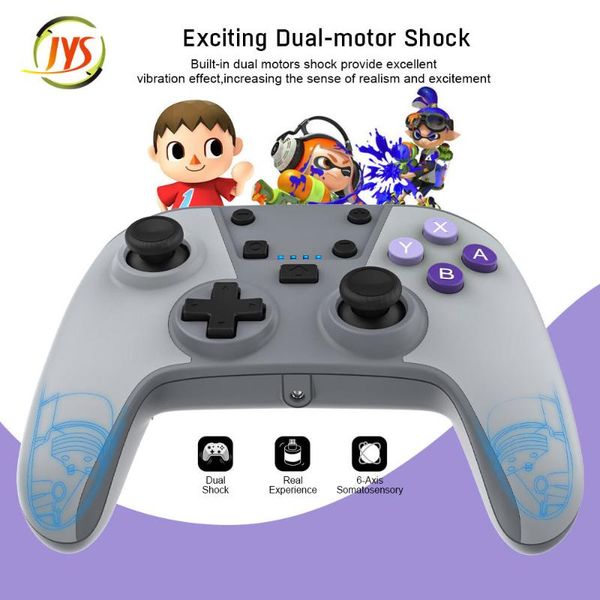 jys-ns207 for switch pro controller gamepad with turbo wake-up function, external 3.5mm o port, suitable pro/pc game controllers & joysticks
jys-ns207 for switch pro controller gamepad with turbo wake-up function, external 3.5mm o port, suitable pro/pc game controllers & joysticks