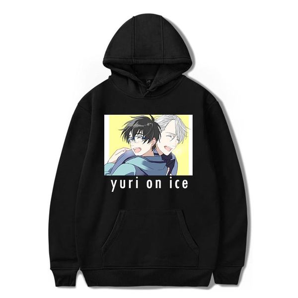 men's hoodies & sweatshirts yuri on ice manga printed fashion pullover men/women sweatshirt streetshirt harajuku clothing anime, Black
men's hoodies & sweatshirts yuri on ice manga printed fashion pullover men/women sweatshirt streetshirt harajuku clothing anime, Black