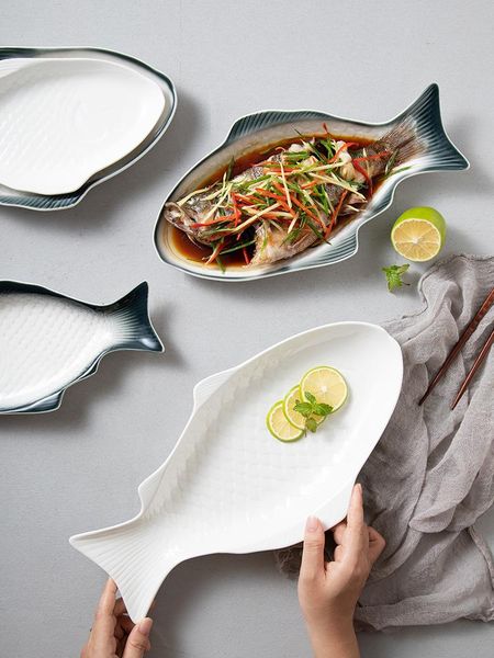 dishes & plates ceramic fish plate restaurant personalized business net red steamed tableware
dishes & plates ceramic fish plate restaurant personalized business net red steamed tableware