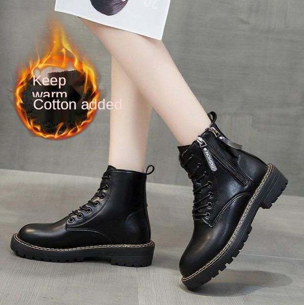 boots 2021 women's winter round head comfortable ankle square heel female shoes for women, Black
boots 2021 women's winter round head comfortable ankle square heel female shoes for women, Black