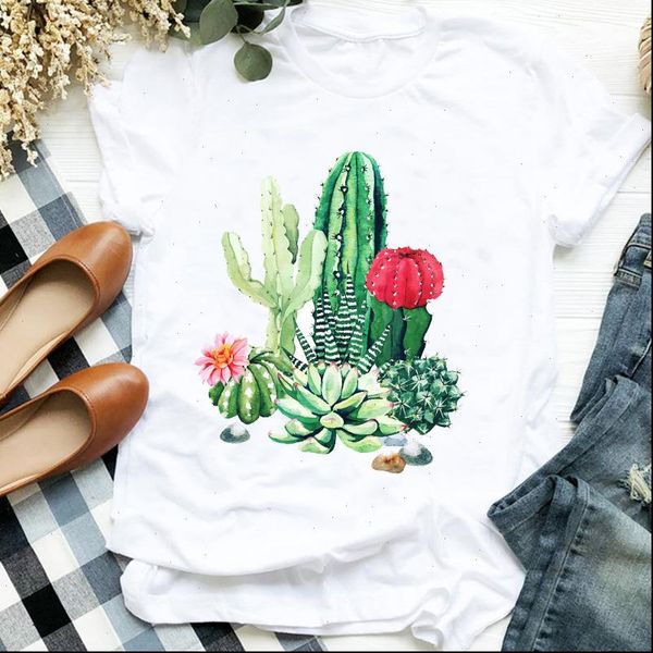 plant cactus flower cartoon womens t shirts cute printing short sleeve tee clothes graphic, White
plant cactus flower cartoon womens t shirts cute printing short sleeve tee clothes graphic, White