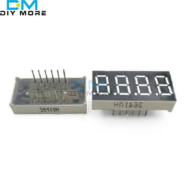 2pcs 0.36inch 7 segment 4 digit common cathode 0.36" red led digital display modules 
2pcs 0.36inch 7 segment 4 digit common cathode 0.36" red led digital display modules