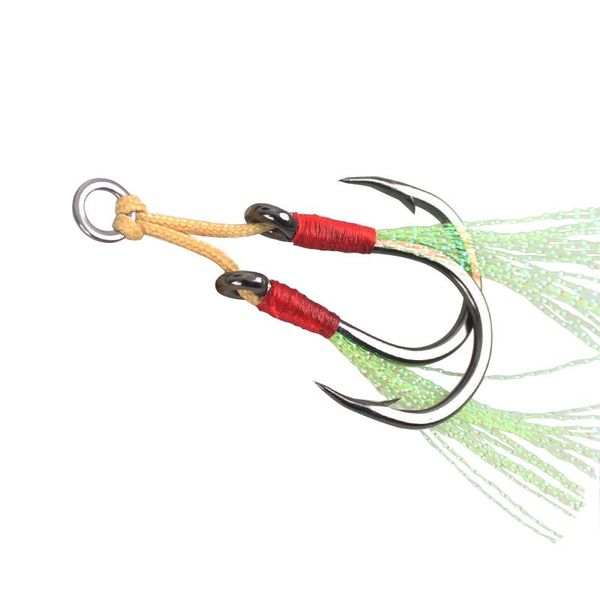 fishing hooks sea 5/0 7/0 twins double fishery s jig slow feather
fishing hooks sea 5/0 7/0 twins double fishery s jig slow feather