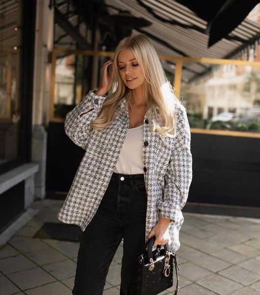 women's jackets europe and the united states2021winter textured shirt woolen coat565-9228, Black;brown
women's jackets europe and the united states2021winter textured shirt woolen coat565-9228, Black;brown