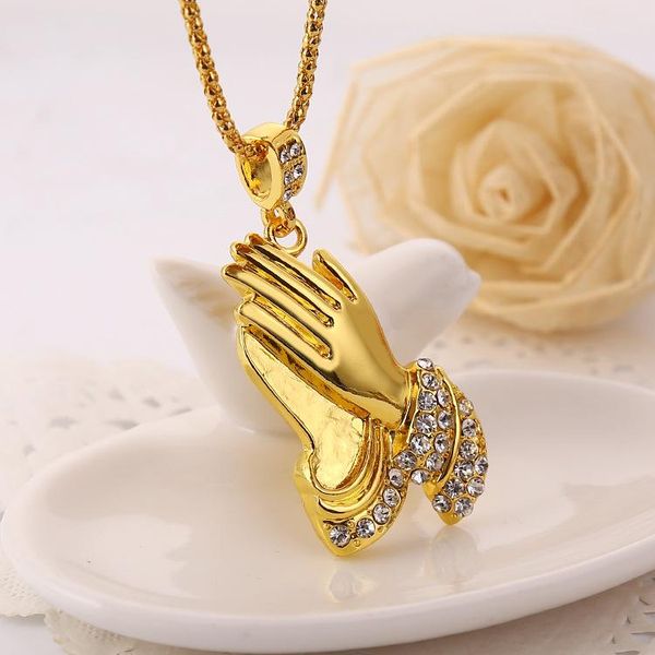 pendant necklaces brand fashion yellow gold filled angle palm hand necklace jewelry hip hop for men, Silver
pendant necklaces brand fashion yellow gold filled angle palm hand necklace jewelry hip hop for men, Silver