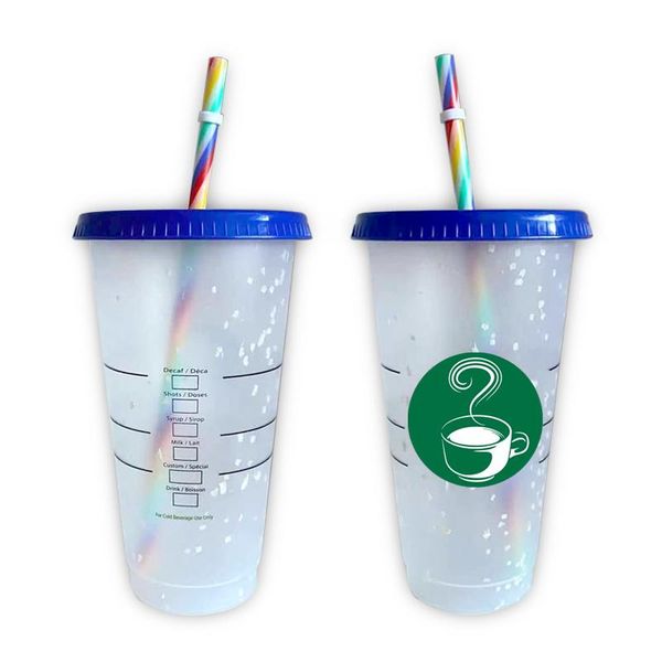 mugs 710ml 24oz confetti color changing plastic tumbler with lid high-capacity straw cup coffee fashion creative gift
mugs 710ml 24oz confetti color changing plastic tumbler with lid high-capacity straw cup coffee fashion creative gift