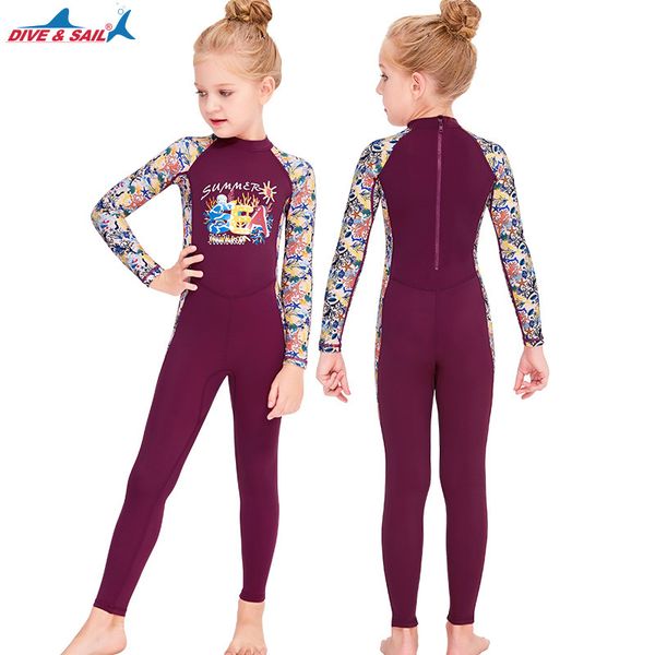 sunscreen 2021 new girls' one-piece summer diving suit long sleeve children's quick drying jellyfish swimsuit, White;black
sunscreen 2021 new girls' one-piece summer diving suit long sleeve children's quick drying jellyfish swimsuit, White;black