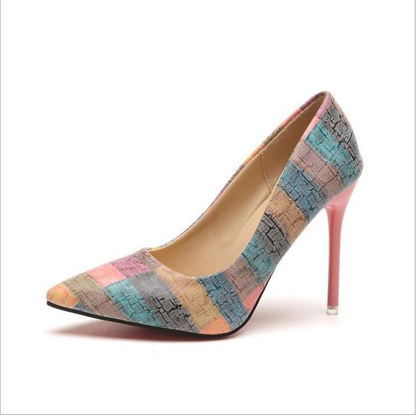 dress shoes 2021 selling spell color women high heel pump female summer patent leather wedding party woman, Black
dress shoes 2021 selling spell color women high heel pump female summer patent leather wedding party woman, Black