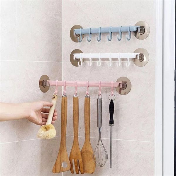 even row of hooks strong adhesive hook kitchen wall hanging creative bathroom nail-seamless rack hanger shelves & rails
even row of hooks strong adhesive hook kitchen wall hanging creative bathroom nail-seamless rack hanger shelves & rails