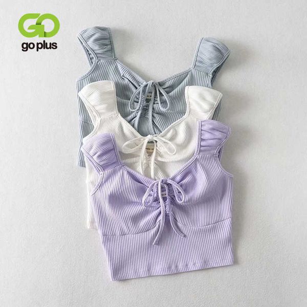 goplus v-neck sleeveless t shirt women vintage lace up purple white tees femme t-shirts dames shirt mujer camisetas 210722
goplus v-neck sleeveless t shirt women vintage lace up purple white tees femme t-shirts dames shirt mujer camisetas 210722