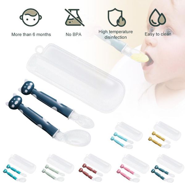 cups, dishes & utensils baby silicone spoon soft smooth feeding gum-friendly set for infants over 6 months high temperature resistent
cups, dishes & utensils baby silicone spoon soft smooth feeding gum-friendly set for infants over 6 months high temperature resistent