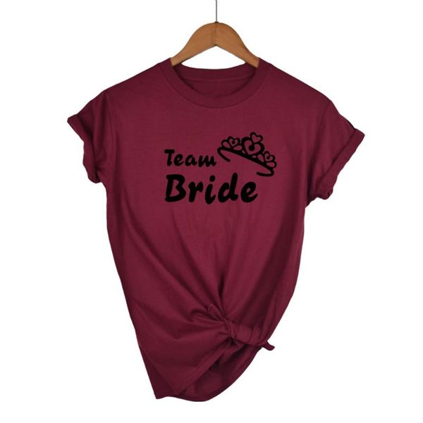 women's t-shirt team bride crown couple wedding party funny tshirt female summer cotton squad clothing pretty harajuku tees, White
women's t-shirt team bride crown couple wedding party funny tshirt female summer cotton squad clothing pretty harajuku tees, White