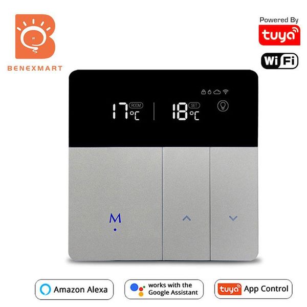 smart home control tuya wifi thermostat 220v for electric or water/gas boiler floor heating work with alexa google temperature controller
smart home control tuya wifi thermostat 220v for electric or water/gas boiler floor heating work with alexa google temperature controller