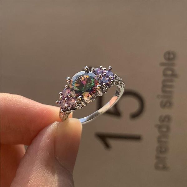 wedding rings luxury female purple crystal stone jewelry classic silver color for women charm bride round zircon engagement ring, Slivery;golden
wedding rings luxury female purple crystal stone jewelry classic silver color for women charm bride round zircon engagement ring, Slivery;golden