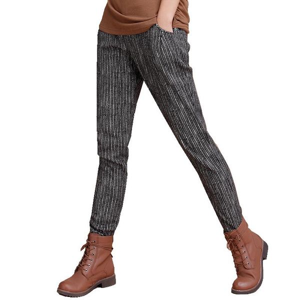 women's pants & capris fashion winter korean version of the elastic waist stripe plus velvet warm cotton cloth harlan casual slim trous, Black;white
women's pants & capris fashion winter korean version of the elastic waist stripe plus velvet warm cotton cloth harlan casual slim trous, Black;white