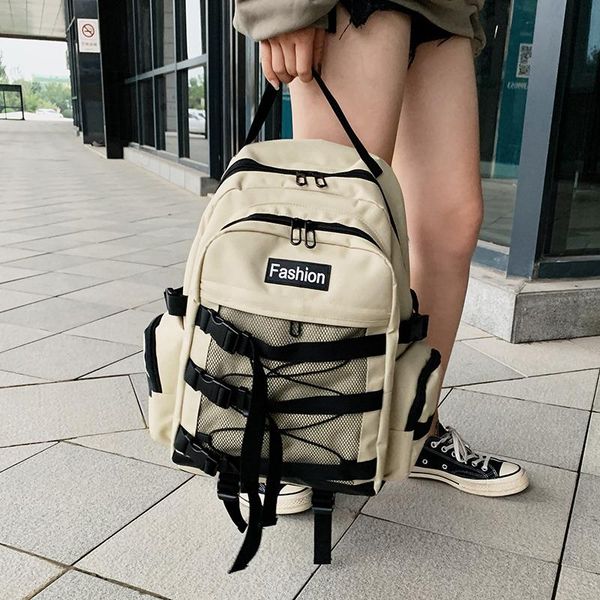 the large capacity multi-pocket cotton and linen women backpack preppy style plaid schoolbag college student laptop
the large capacity multi-pocket cotton and linen women backpack preppy style plaid schoolbag college student laptop