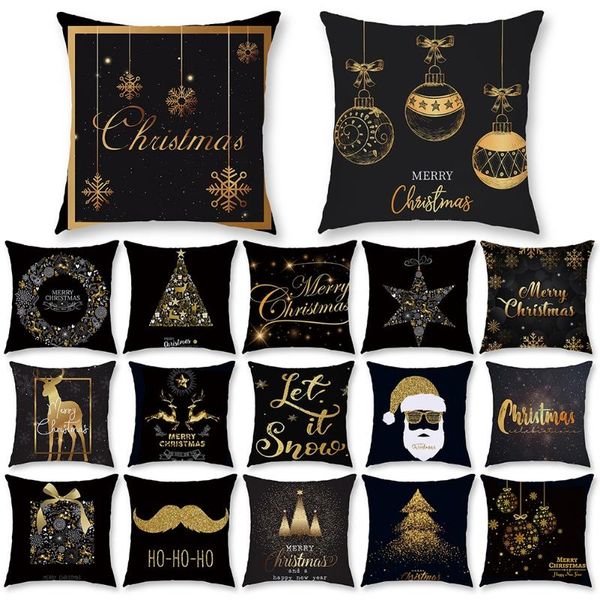 cushion/decorative pillow black gold color christmas theme plush square throw case living room sofa cushion cover 45x45 elegant stylish home
cushion/decorative pillow black gold color christmas theme plush square throw case living room sofa cushion cover 45x45 elegant stylish home