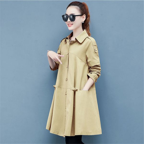 casual dresses spring autumn jacket women single-breasted solid windbreaker female long coat loose overcoat plus size ladies cloth, Black;gray
casual dresses spring autumn jacket women single-breasted solid windbreaker female long coat loose overcoat plus size ladies cloth, Black;gray