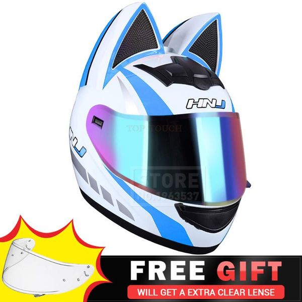 motorcycle helmet women cascos para moto full face motorbike personality ear accessories 8 colour helmets
motorcycle helmet women cascos para moto full face motorbike personality ear accessories 8 colour helmets