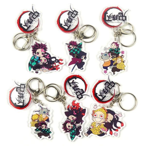keychains 6 styles ghost kill blade animation peripheral double-sided key chains acrylic pendant keyrings demon slayer wholesale, Silver
keychains 6 styles ghost kill blade animation peripheral double-sided key chains acrylic pendant keyrings demon slayer wholesale, Silver