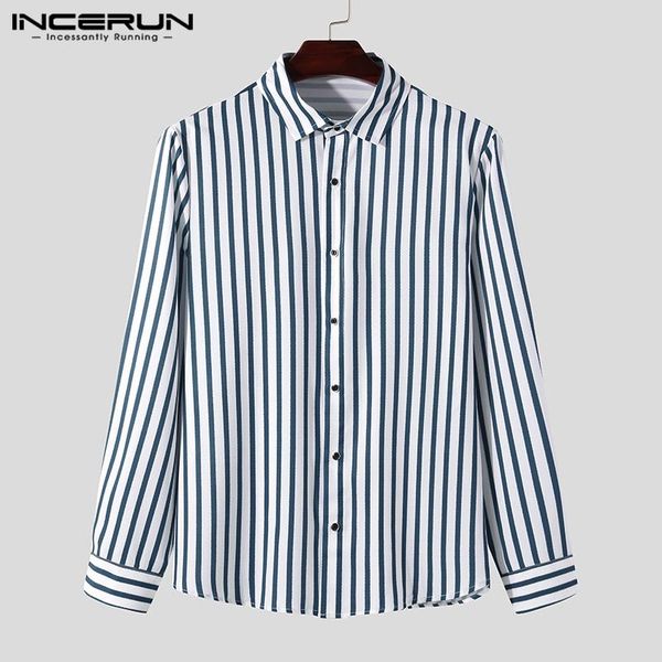business social men striped shirt turn down collar streetwear 2021 fashion shirts brand long sleeve camisas hombre s-3xl men's casual, White;black
business social men striped shirt turn down collar streetwear 2021 fashion shirts brand long sleeve camisas hombre s-3xl men's casual, White;black